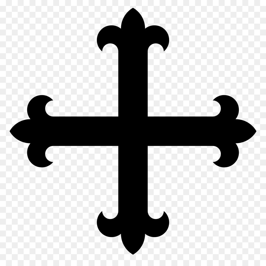 Cross fleury Crosses ở huy hiệu Thập giá của Saint James Christian - christian