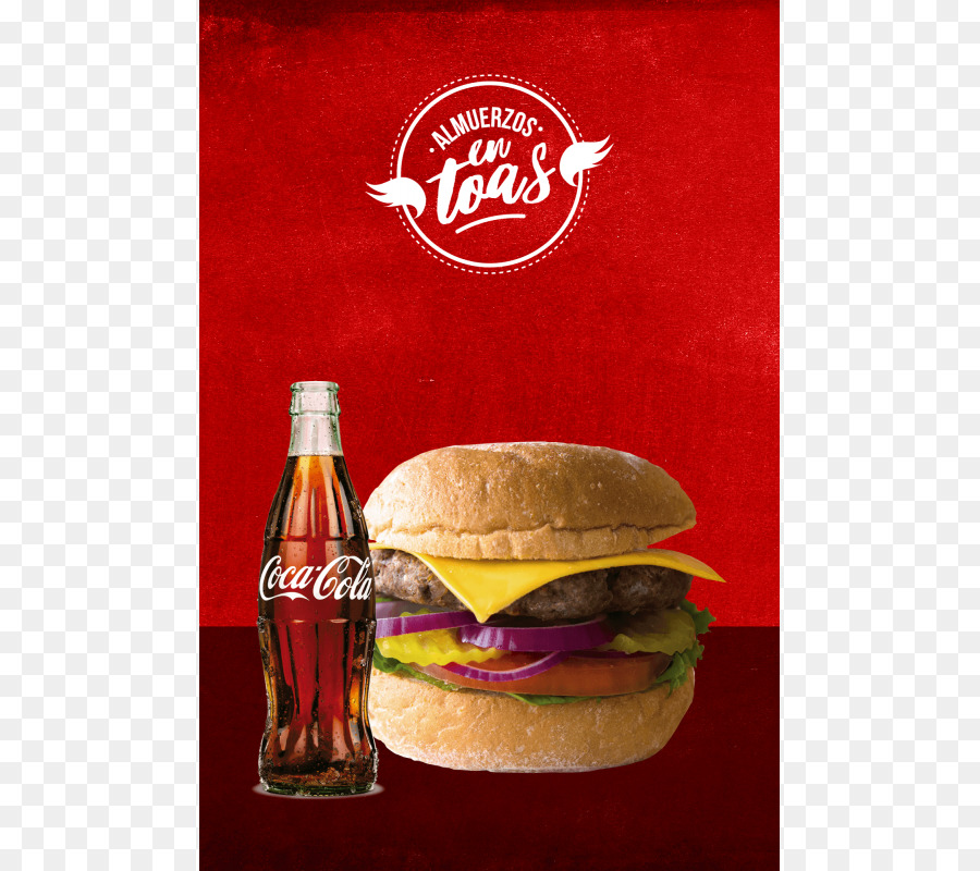 Coca-Cola Cheeseburger Kohlensäurehaltige Getränke Buffalo wing Diät-Cola - Coca Cola