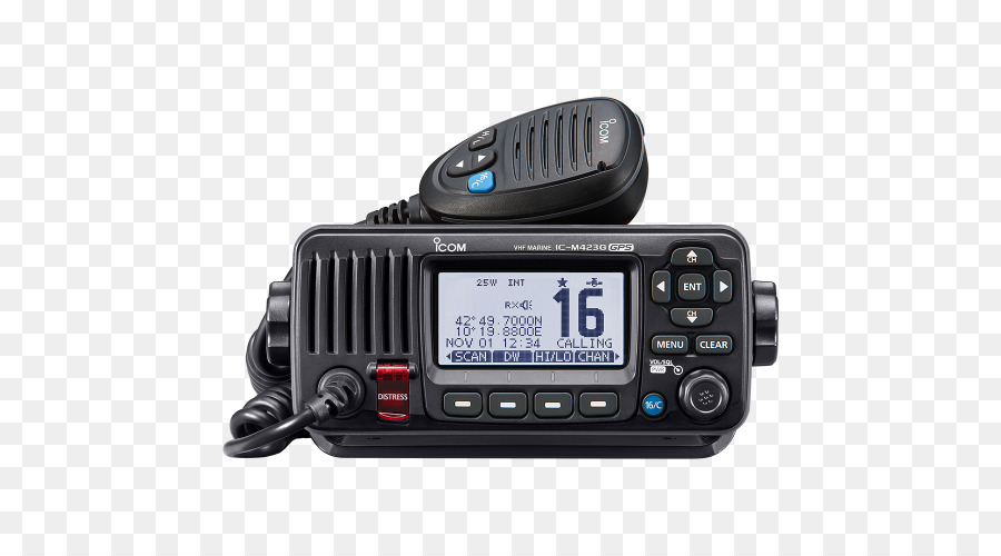 Marine radio VHF dsc (Digital selective calling Icom Incorporato frequenza Molto alta Ricetrasmettitore - Radio