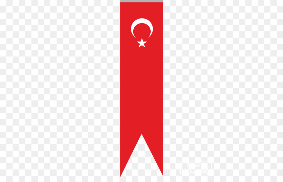 Flagge der Türkei-Logo Schrift - Flagge