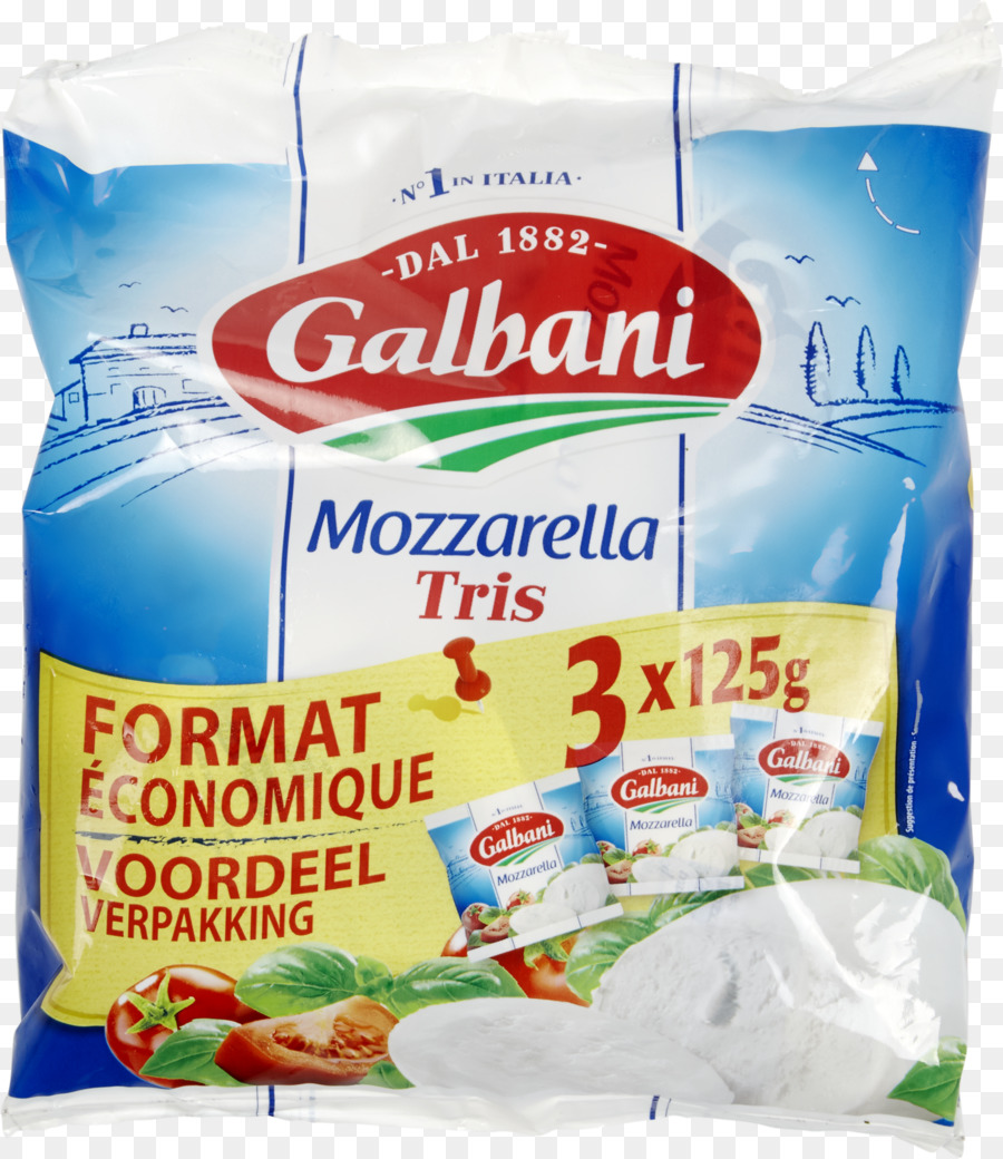 Galbani Cream Mozzarella Italian cuisine Food - maschera di ritaglio