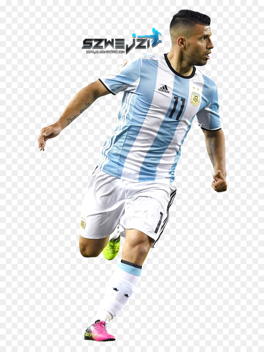 Sergio Agüero 2014 Coppa del Mondo FIFA 2002 FIFA World Cup, Manchester City F. C. Jersey - aguero argentina