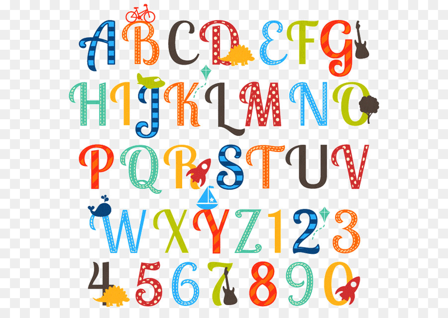 Wall decal lettere dell'Alfabeto - alfabeto inglese