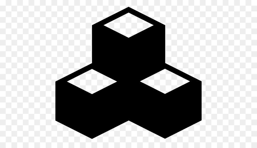 Forma Di Cubo Di Simmetria Icone Del Computer Linea - cubo
