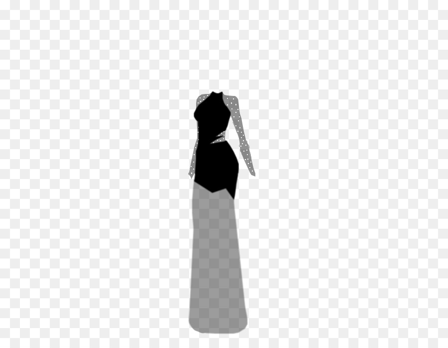 Kleine schwarze Kleid Kleidung Ärmel Kleid - Menschlichen Körper