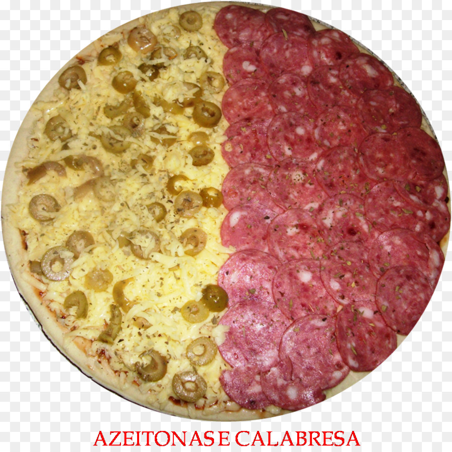 Sicilian pizza Soppressata Salami Tarte flambée - Pizza