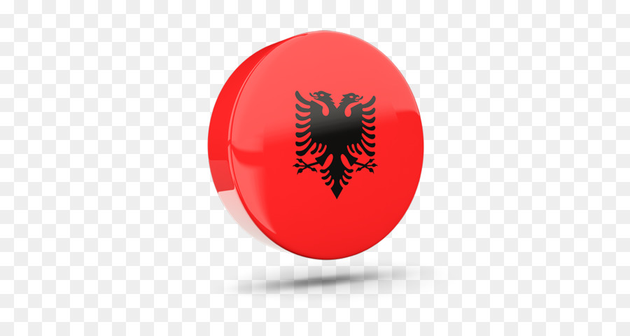 Flagge von Albanien finnischen Radio Shqip - Flagge