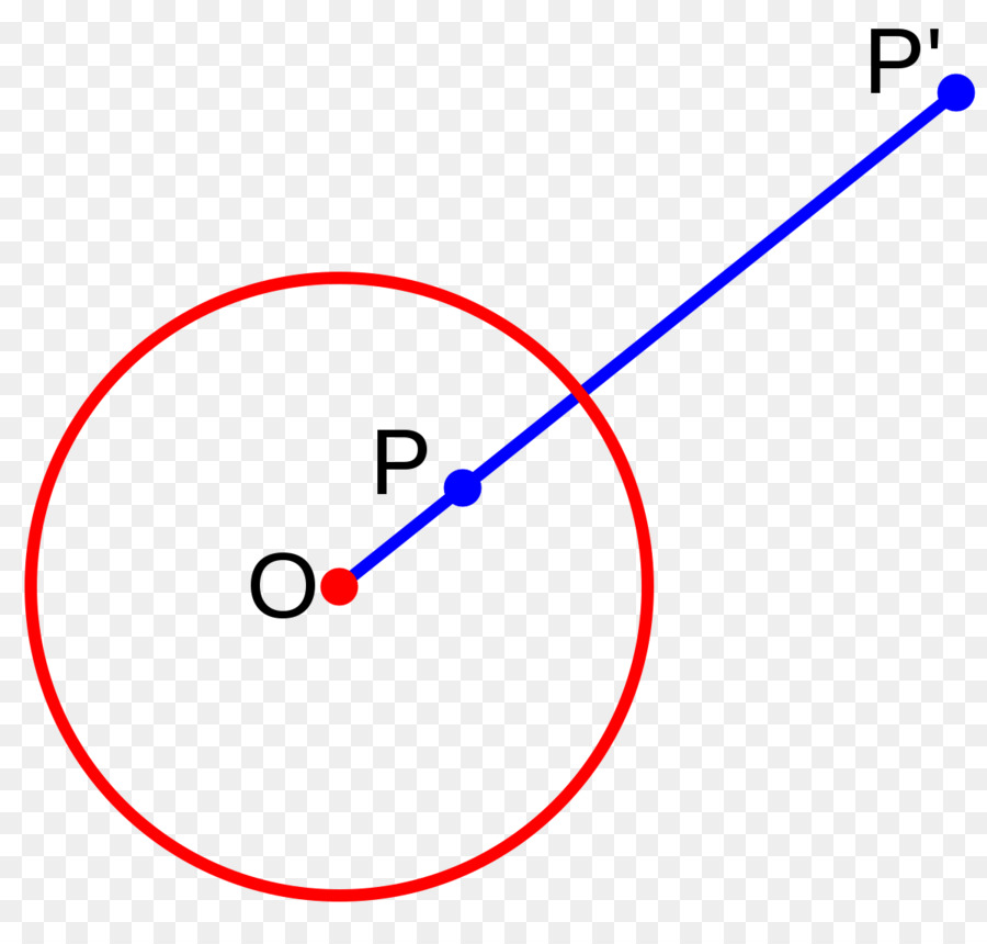 Linea Inversive geometria Cerchio di Punto - linea