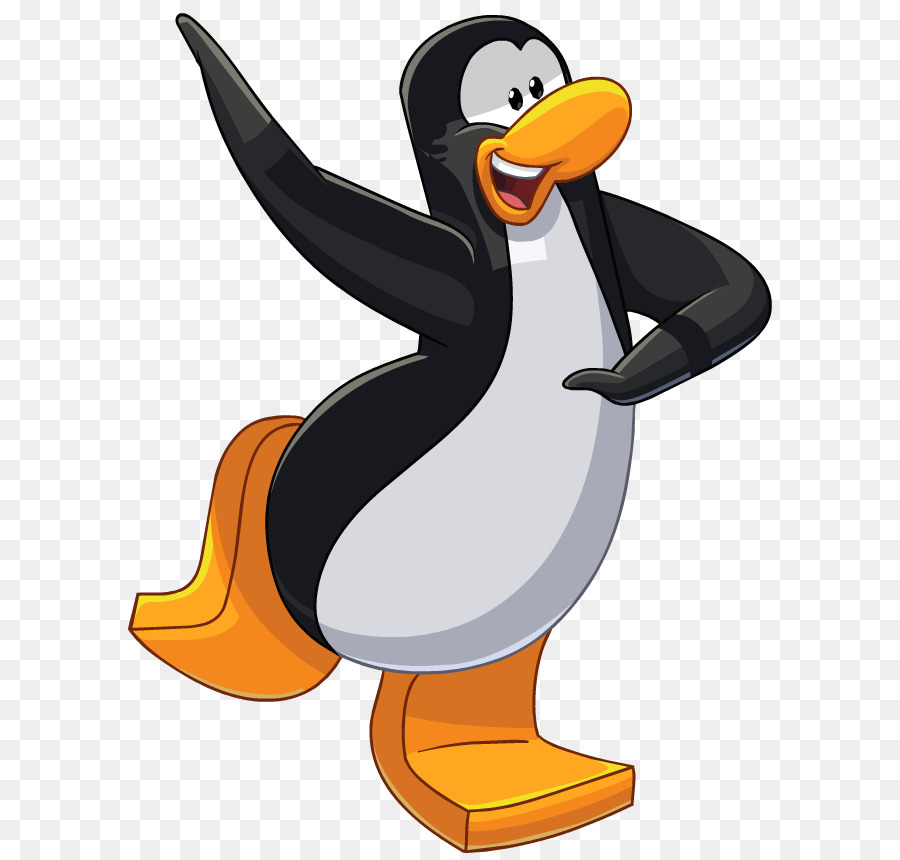 Club Penguin-King penguin-Blog Grün - Pinguin