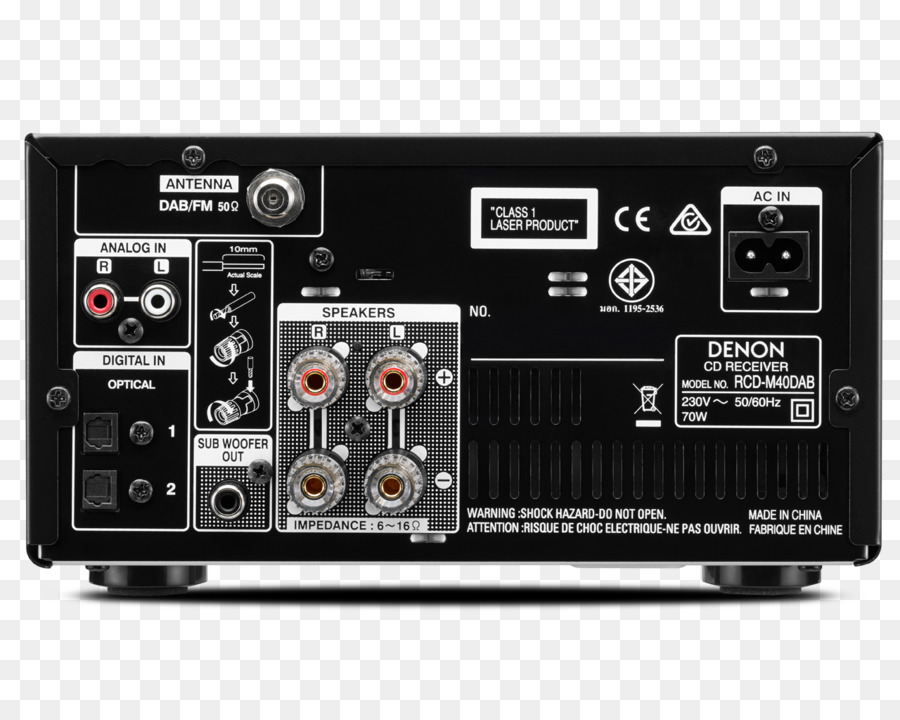 Audio system Denon D M40DAB , High fidelity DENON RCD M40 DAB Mini System - Westküste