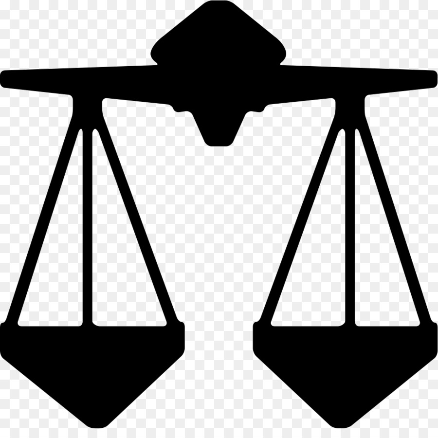 Scale Di Misura Icone Del Computer Balans Giustizia Simbolo - altri