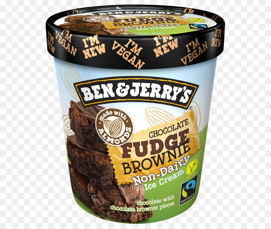 Fudge Schokoladen-brownie-Eis, Milch-Ersatz, Ben & Jerry ' s - Schokoladen brownies