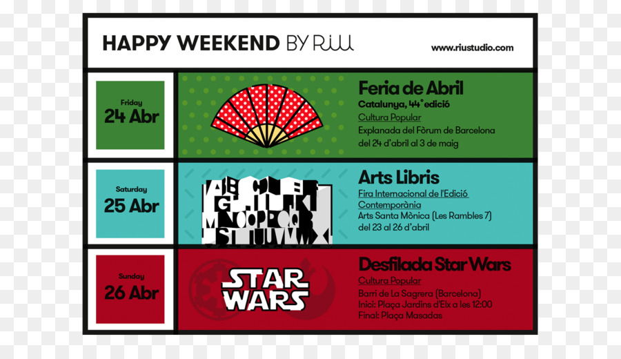 Progettazione grafica del Display advertising Marchio Web banner - felice fine settimana