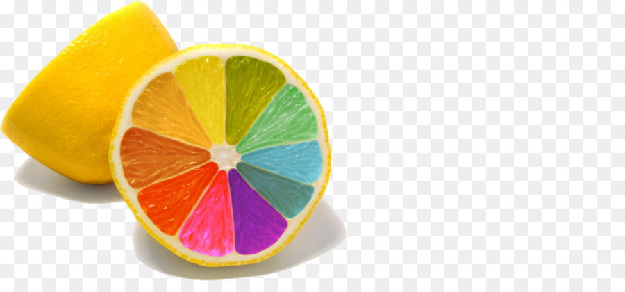 Zitronensaft, Farbe Regenbogen Essen - Zitrone