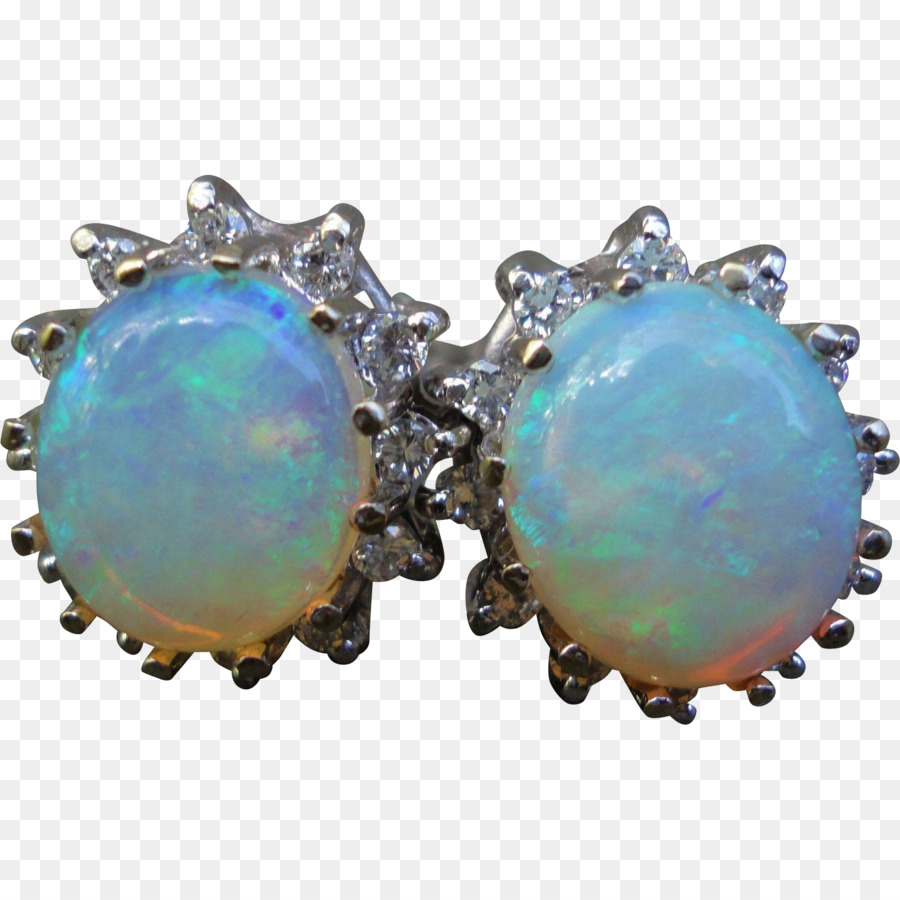 Opal-Ohrring Türkis-Körper-Schmuck - Schmuck