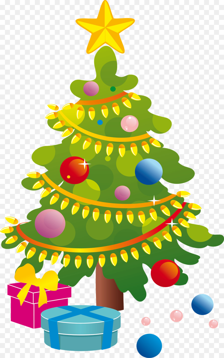 Mercatino di natale di Babbo Natale, Jingle Bells albero di Natale - natale