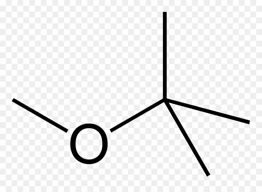 Methyl tert-butyl ether Butyl-Gruppe Methyl-Gruppe Di-tert-butyl-ether - Struktur