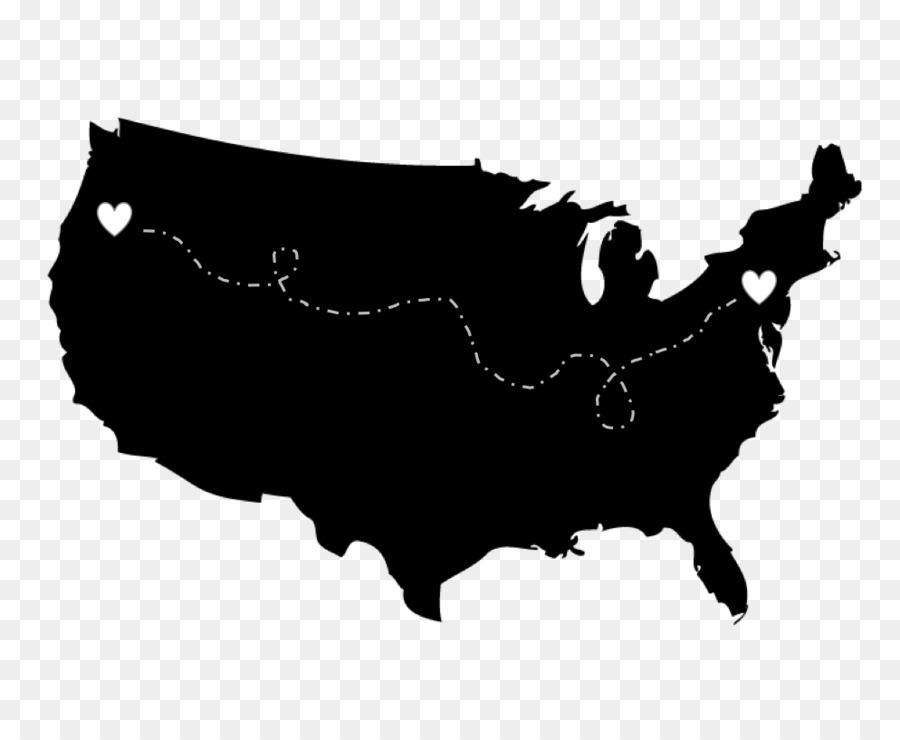 Vereinigten Staaten Silhouette Clip art - Vereinigte Staaten