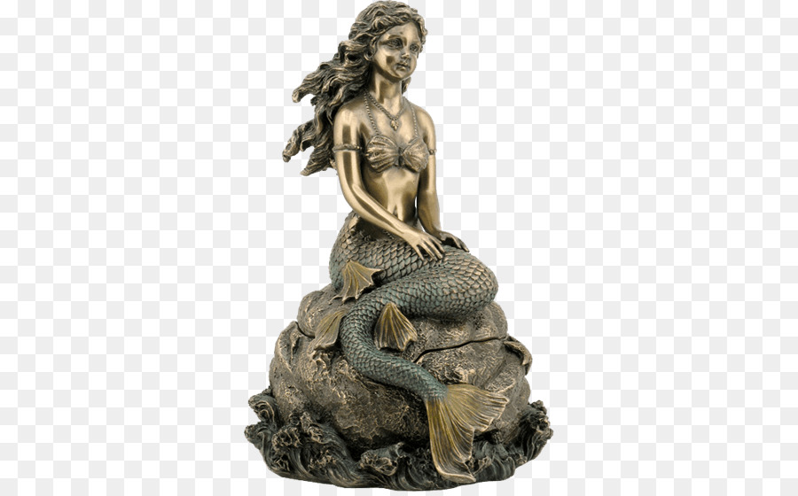 Một nàng tiên Cá điêu khắc Bức tượng - nàng tiên cá ngồi