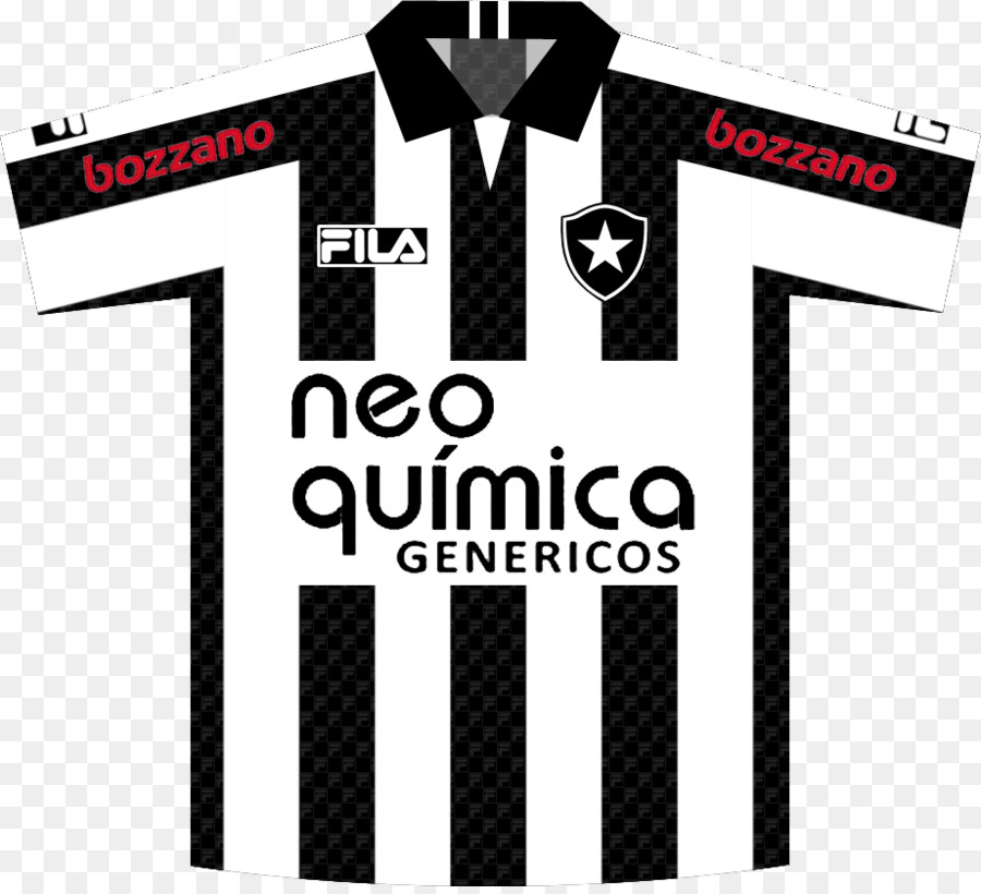 L'evoluzione delle uniformi del Botafogo Calcio e Regate T-shirt Evoluzione delle uniformi del Botafogo Calcio e Regate ユニフォーム - Maglietta