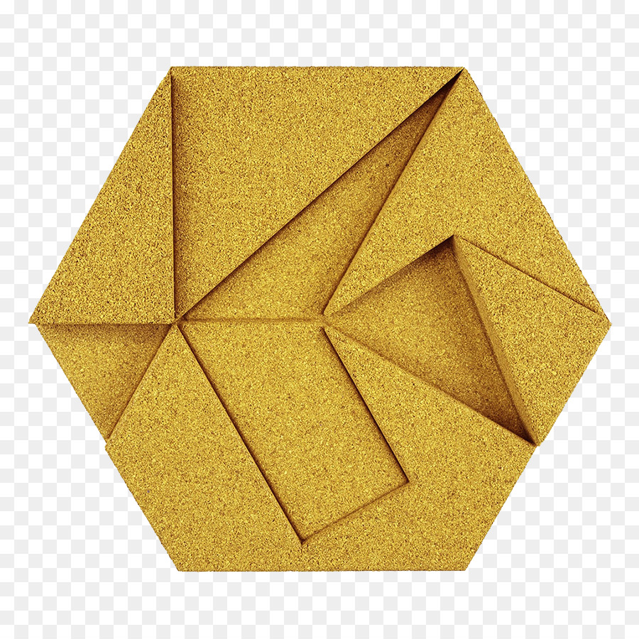 Material Pattern-Blocks Kork-Hexagon-Form - Form