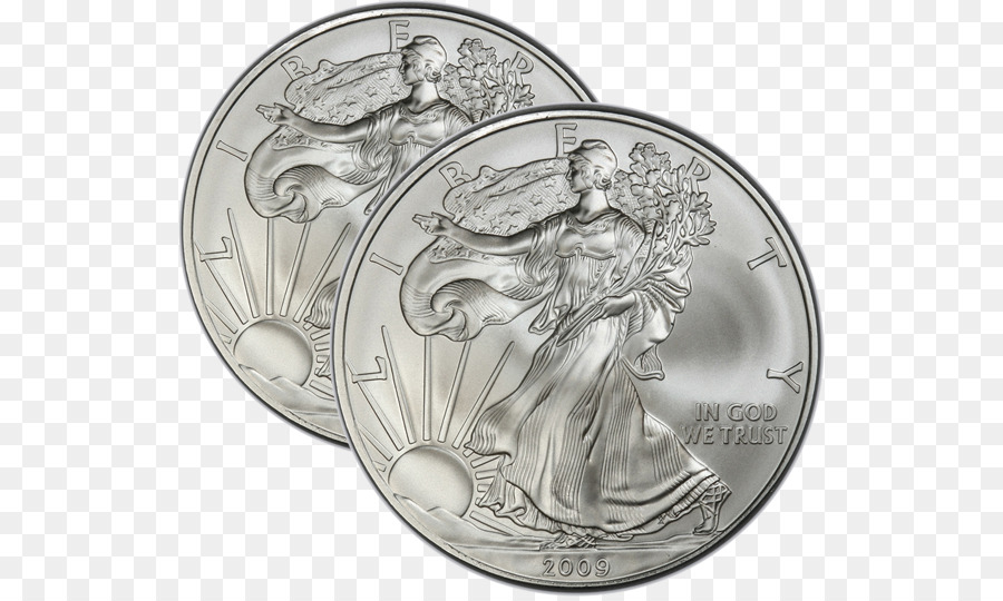 Münze Katalog-Silber-Medaille-Goldmünze - amerikanischer Silberadler