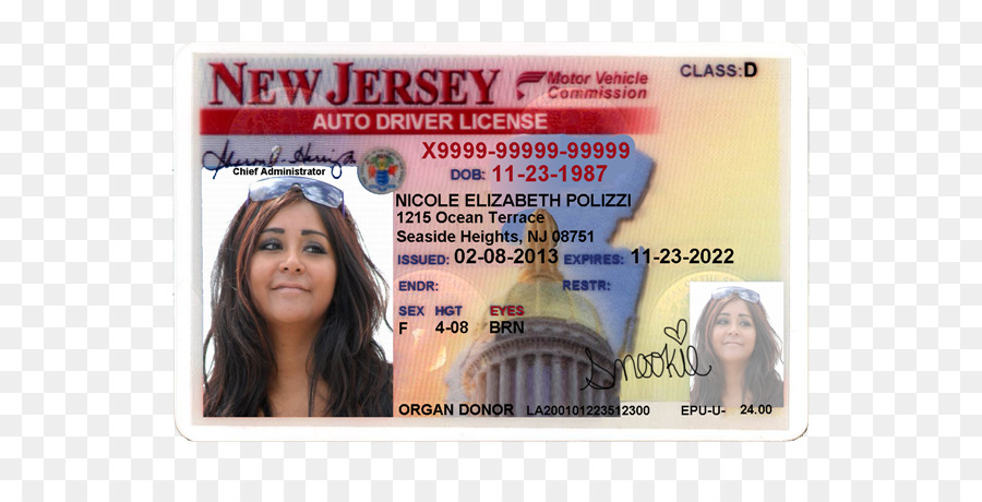 Auto New Jersey Führerschein Fahren - Treiber Lizenz