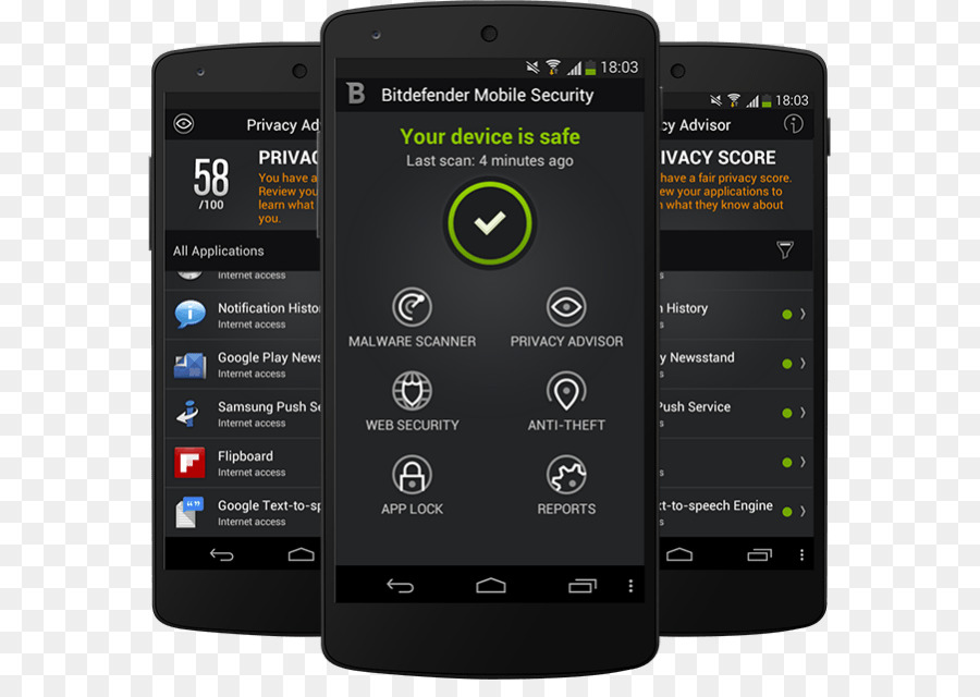 Migliore antivirus Bitdefender Mobile Android software Antivirus security - Sicurezza mobile