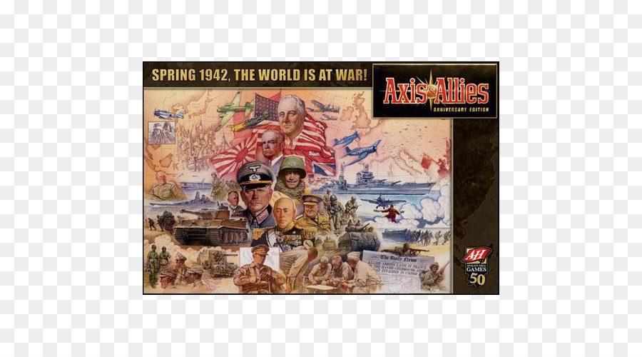 Wizards of the Coast Axis & Allies WWII 1942 Brettspiel Avalon Hill Krieg - axis allies