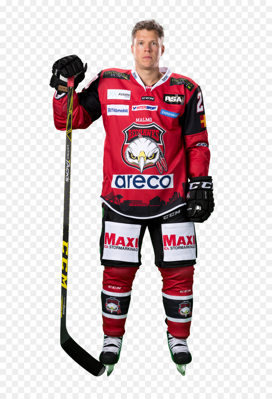 Hockey Schutz Hose & Ski Shorts Malmö Redhawks Ice hockey Oberbekleidung - Eishockey
