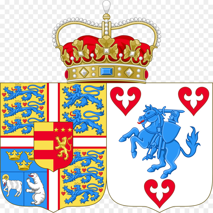 Wappen von Dänemark, die Dänische königliche Familie Wappen - Prinzessin