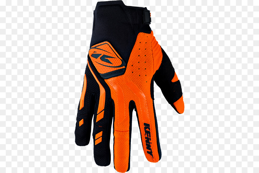 Radfahren-Handschuh Bekleidung Shop Motocross - Orange Cross