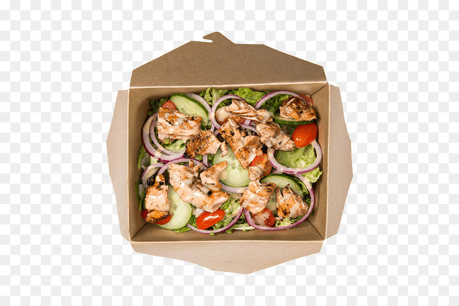 Vegetarische Küche Essen Salatteller Rote Zwiebel - Lachs Salat