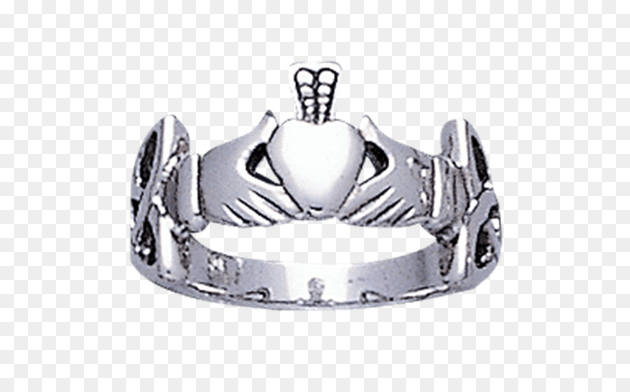 Claddagh-ring in Silber Körper Schmuck - Claddagh ring