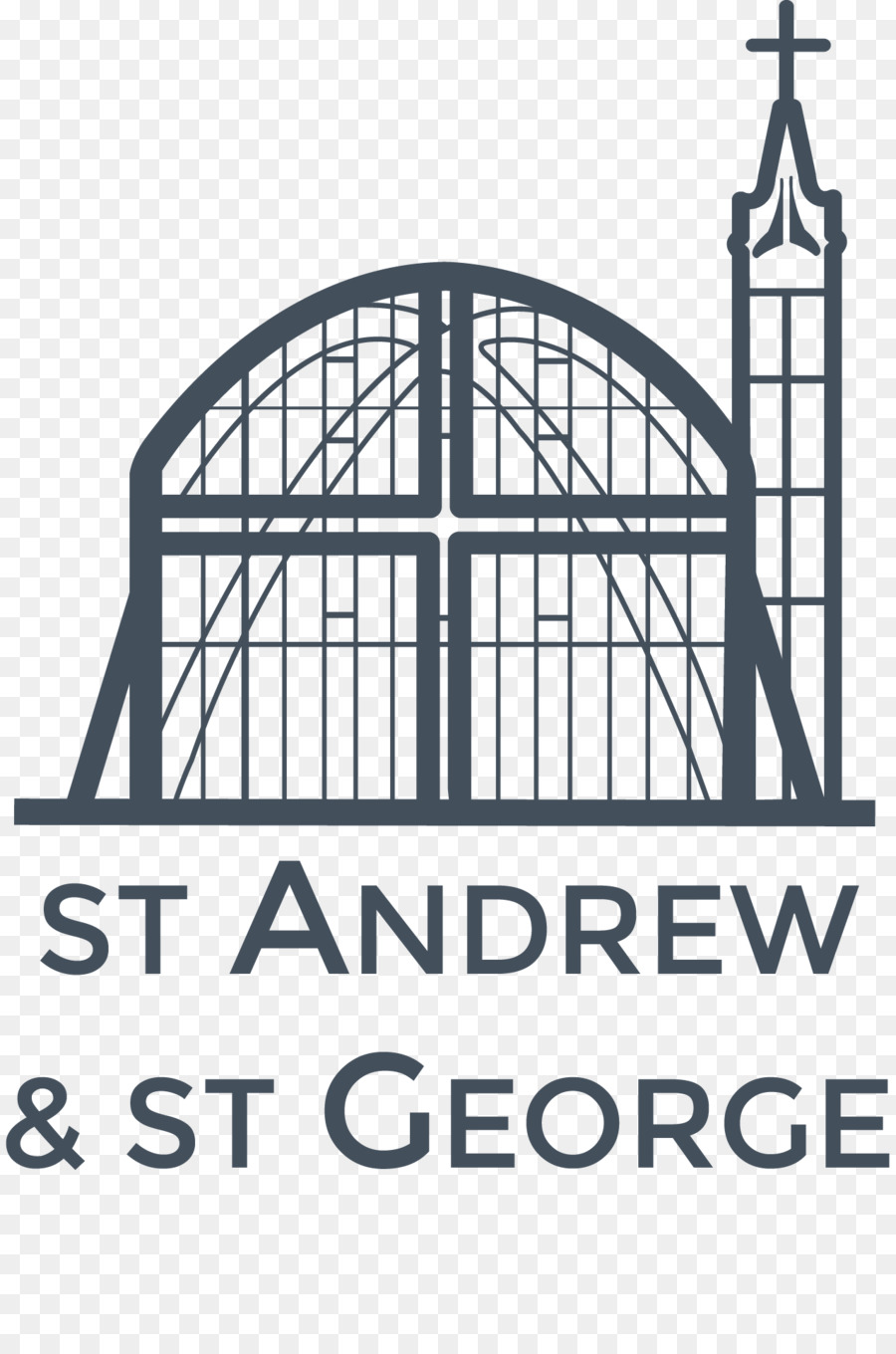 Fassade-Architektur-Logo, Weiße Schrift - George Andrew Olah
