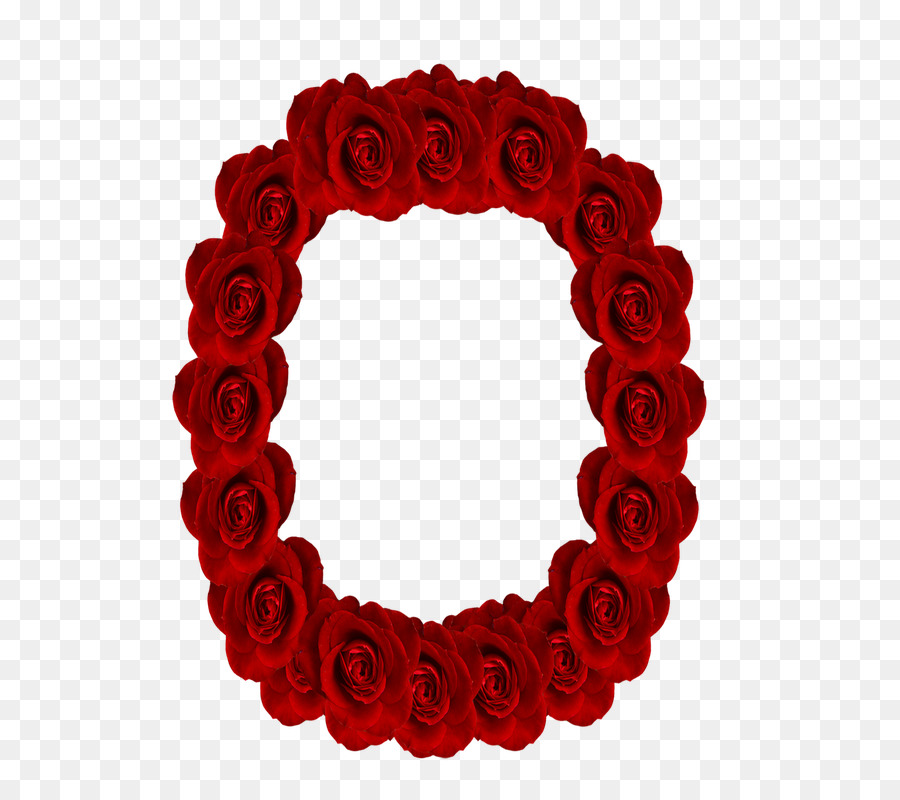 Garten Rosen Schriftzug-Alphabet - alphabet Blume