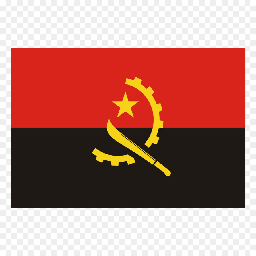 Bandiera dell'Angola Repubblica d'Angola Galleria di stato sovrano bandiere - bandiera