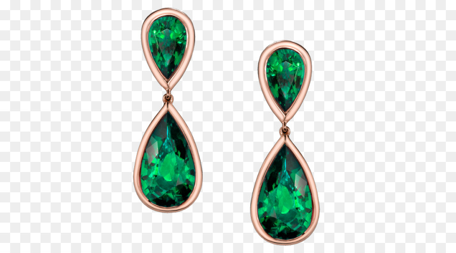 Emerald Bông Tai Đồ Trang Sức Quý Vàng - Ngọc lục bảo