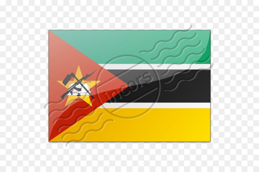 Flagge von Mosambik-Karikatur-Rechteck - hawaii fahne