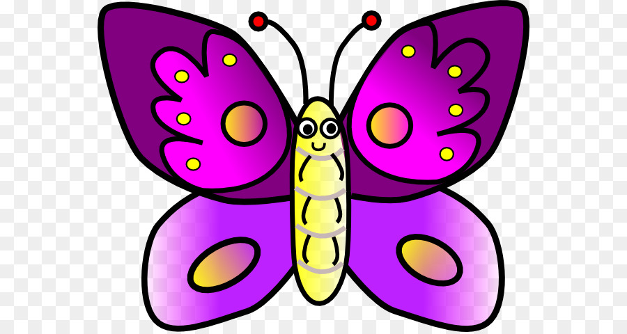 Monarch Schmetterling Pinsel footed Schmetterlinge clipart - Cartoon Butterfly