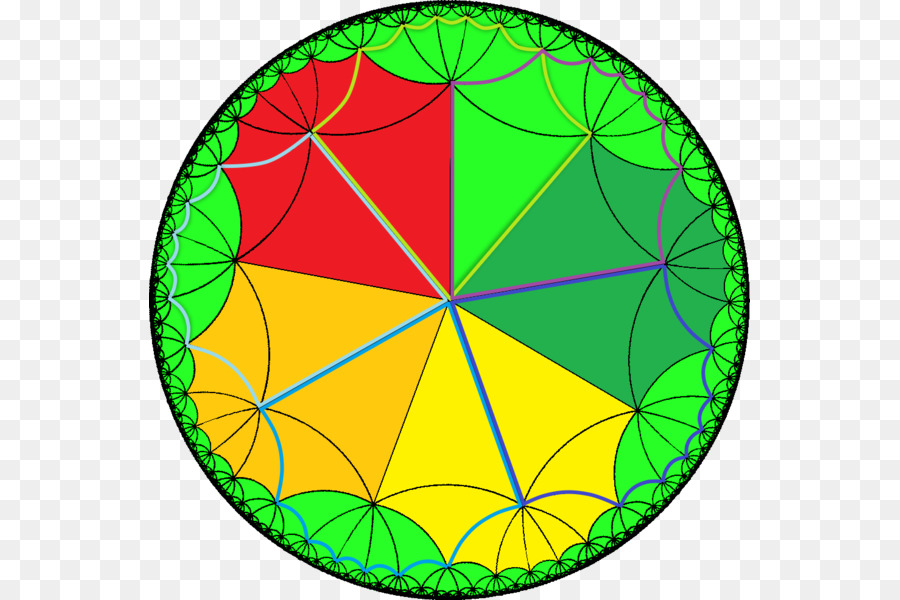 Symmetrie Kreis-Blatt-Punkt-Muster - Kreis