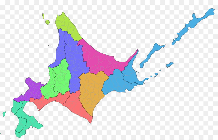 Hokkaido-Karte - Anzeigen