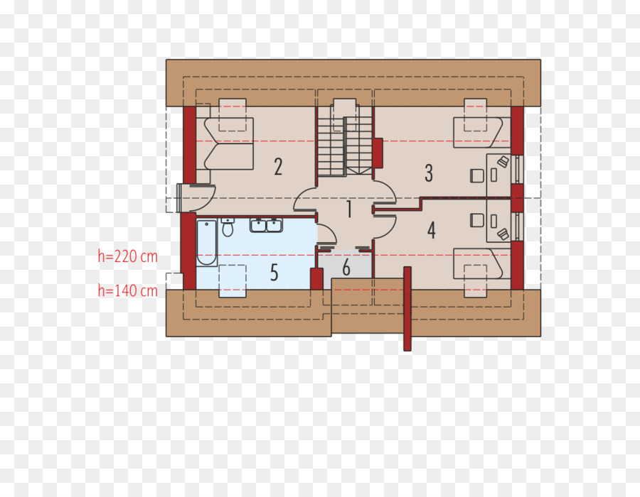 Quadratmeter-Haus Etagen - Haus