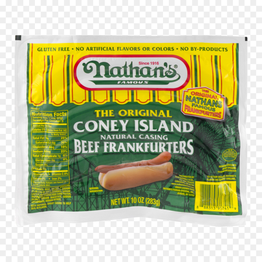Coney Island hot dog di nathan's famous Coney Island hot dog Food - hot dog dell'isola di coney