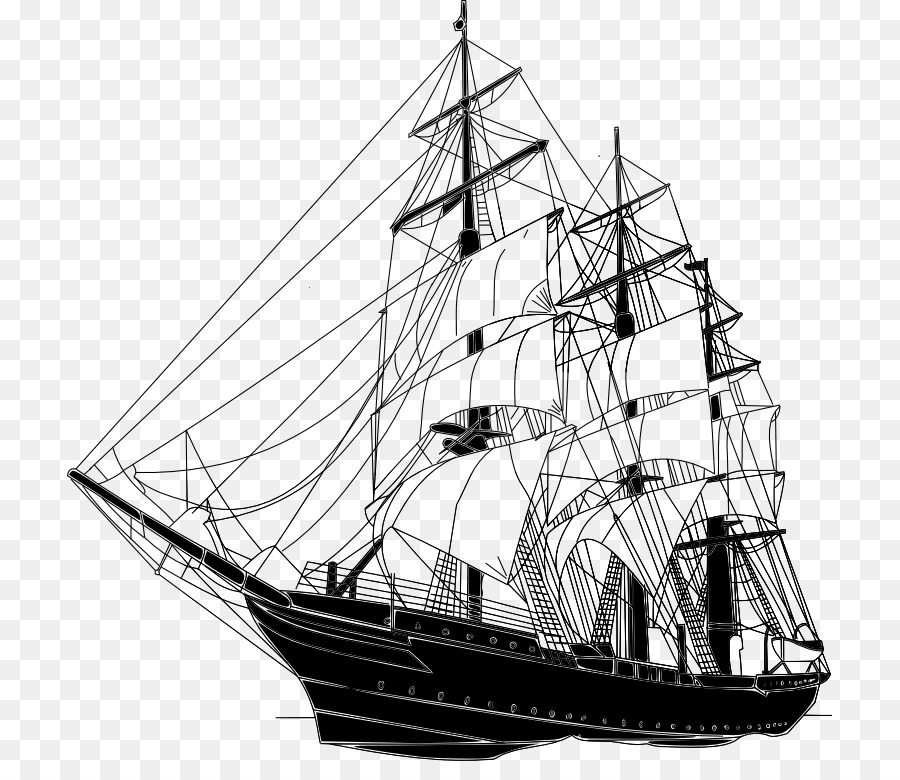 Nave a vela della linea Brigantine Sloop-of-war - Dito burattino
