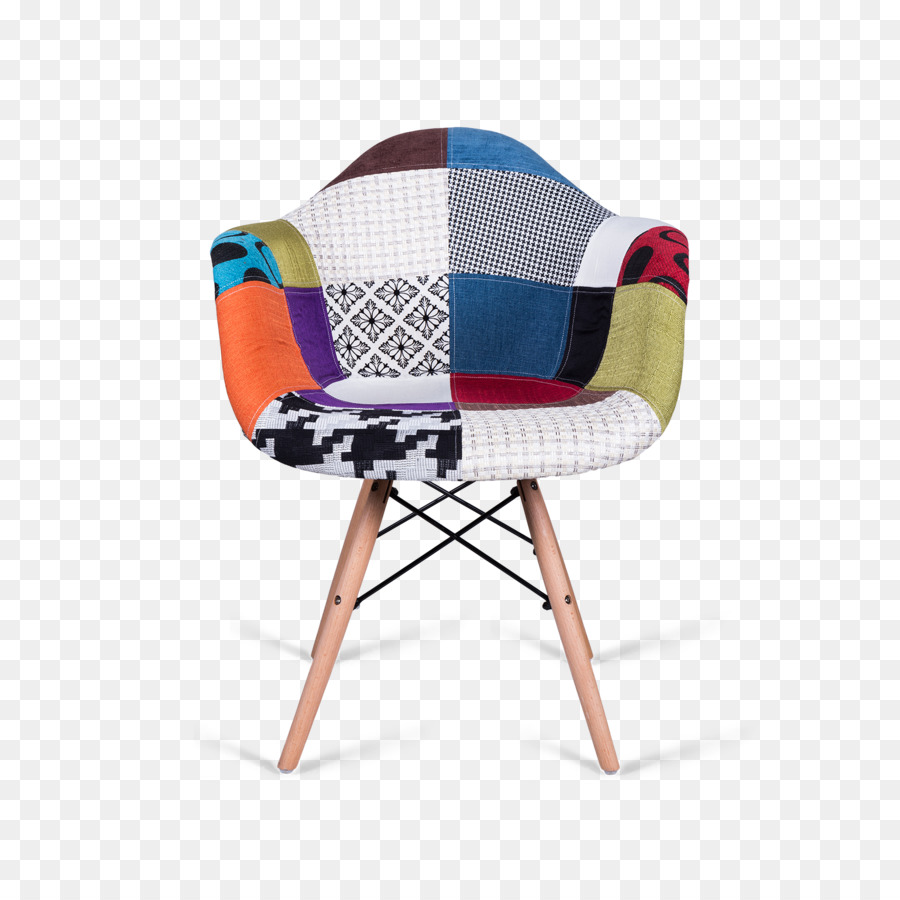 Plastic Side Chair von Charles und Ray Eames Textil Basket - Stuhl