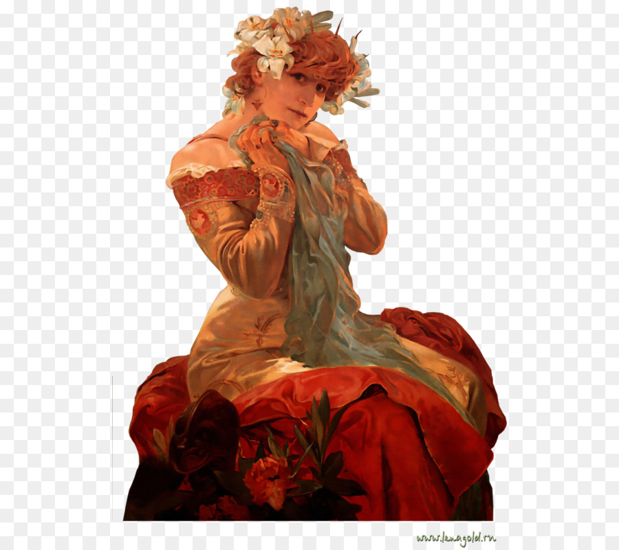 Sarah Bernhardt Epopea Slava, Lefevre Utile Pittura In Stile Liberty - pittura