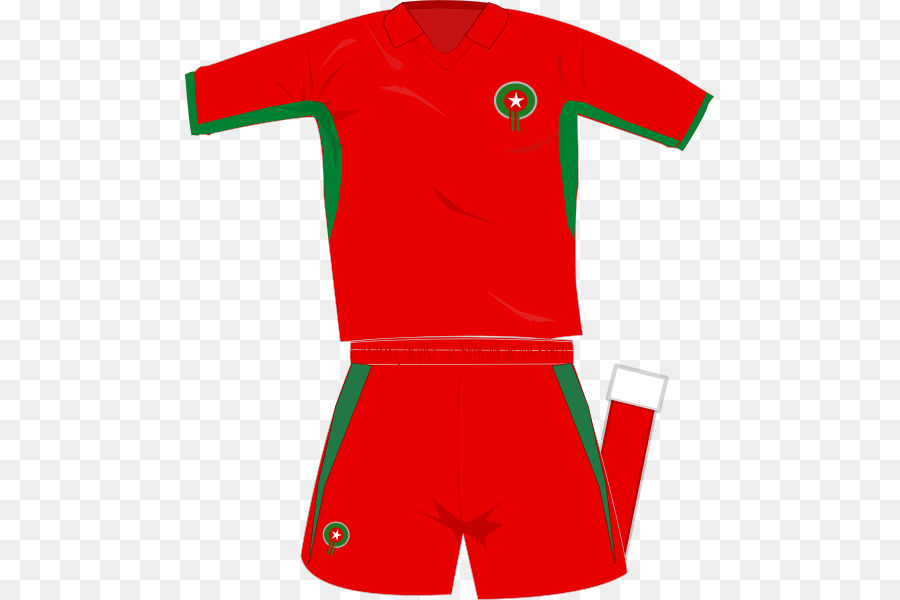 Schulter Ärmel Der Oberbekleidung, Einheitlichen Charakter - Fußball Marokko