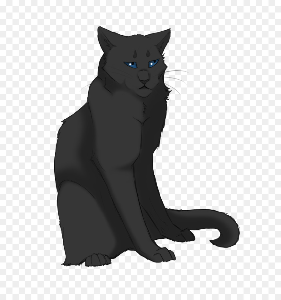 Gatto nero Guerrieri Crowfeather Crookedstar Promessa - gatto