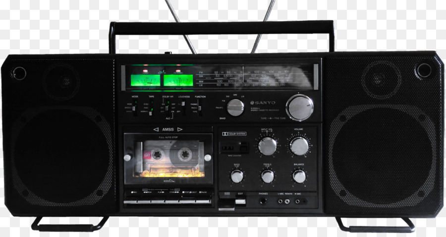 Boombox suono Stereofonico Compact Cassette Cassette deck - Radio